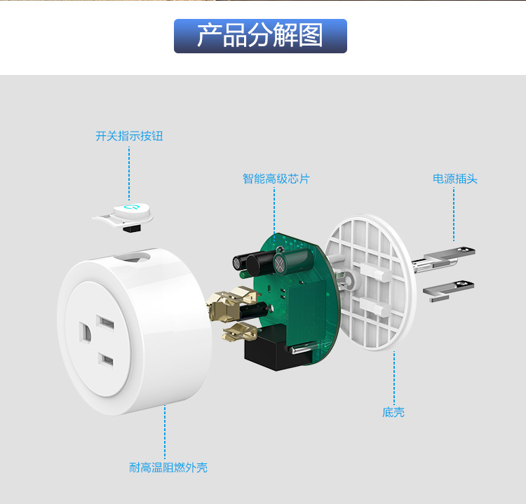 WIFI智能插座 便捷生活与智能管理的完美融合